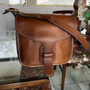 COACH 1941 Courier Bag!! Saddle #78805!